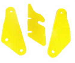 Fluorescent Yellow Slingshot Protector Set For Williams Indiana Jones