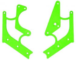Fluorescent Green Rick and Morty Slingshot Plastic Protector Set