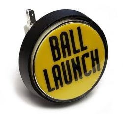 Data East / Sega "Ball Launch" Button - Yellow