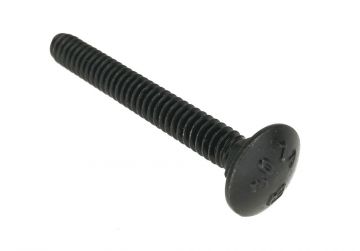 #10-24 x 1-1/2" Black Carriage Bolt