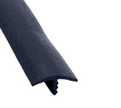 3/4" Wide Black Leatherette T-Molding - Sold By the Foot