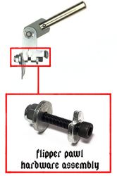 Williams/Bally Flipper Pawl Hardware Assembly - Bolt Style