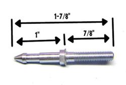 1-7/8" Tall Metal Post With #10-32 Threaded Base