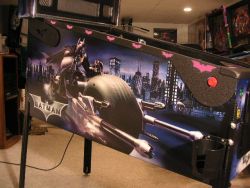 Batman (The Dark Knight) Custom Side Rails And Backbox Hinge Set
