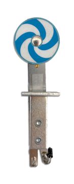 JJP 1" Light Blue Round Stand-Up Target With Lollipop Decal