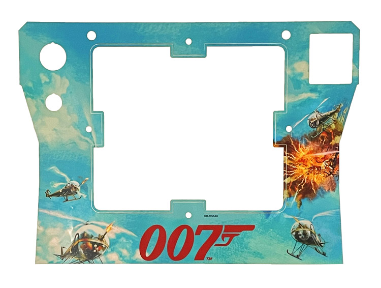 820-76V3-05 James Bond 007 Premium Cabinet Decal - Front