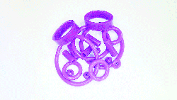 Stranger Things Purple Haze Rubber Ring Kit For Stranger Things Pinball Machines