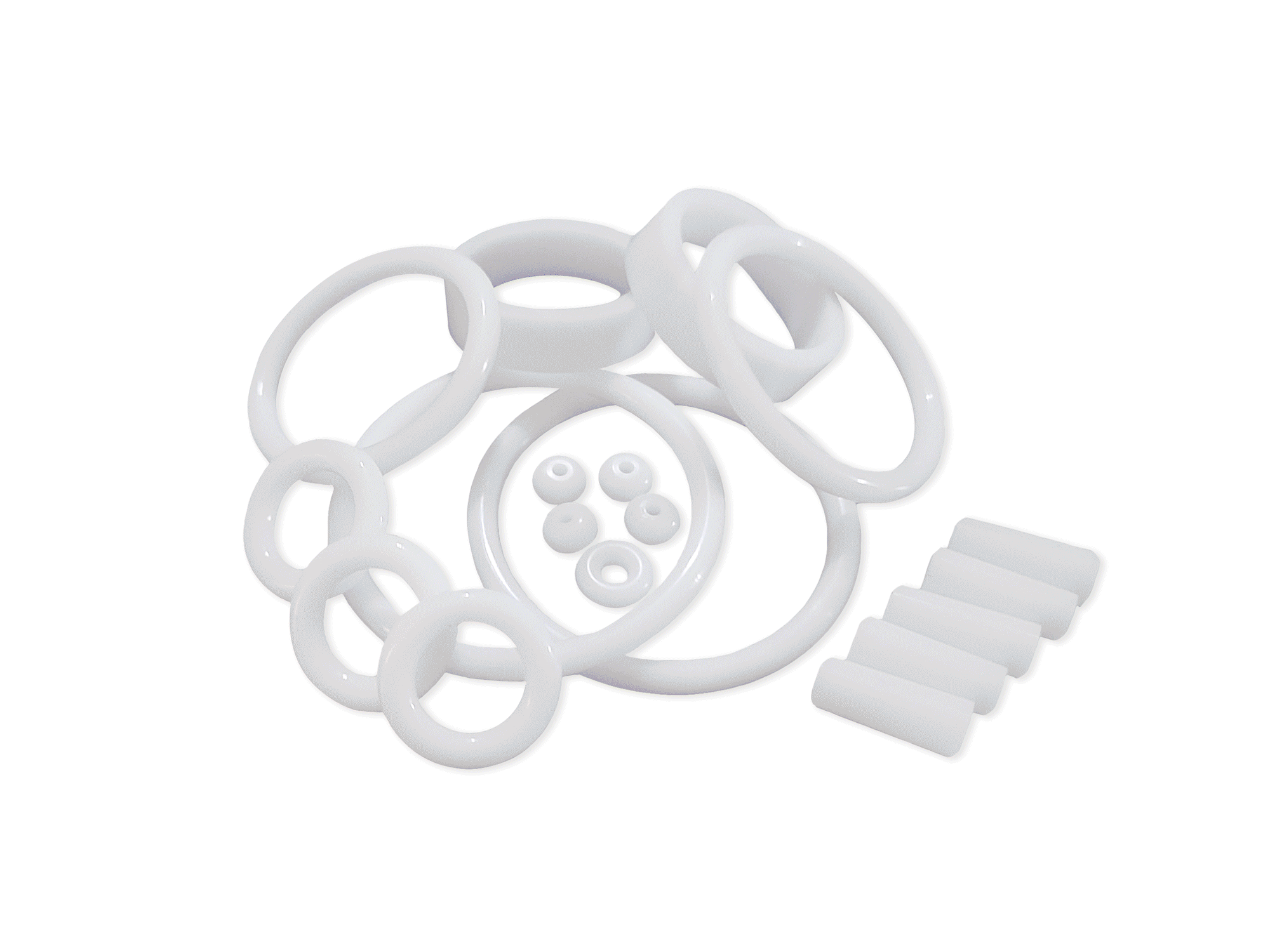 Radiant Rings™ Silicone Rubber Rings