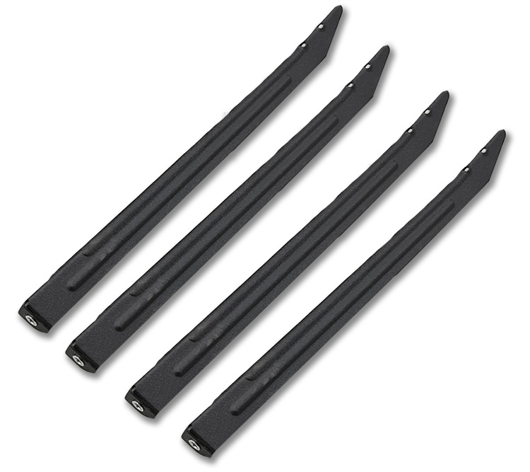 500-5921-50 Stern/Sega Black Legs - Set of 4