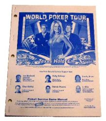 Stern World Poker Tour Manual