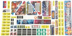 Stern WWE Pro, Premium & LE Full Playfield Decal Set