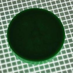 1-3/16" Round Opaque Plain Green Playfield Insert