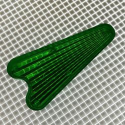 2" x 1" Arrowhead Transparent Starburst Green Playfield Insert