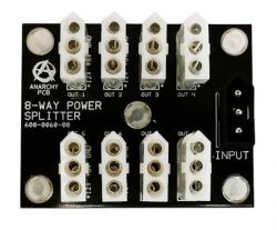 8-Way Power Splitter Board For Stern Pinball Machines Using Whitestar Or SAM Operating Systems