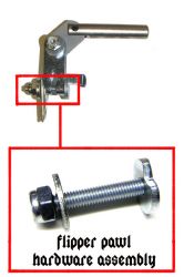 Williams/Bally Flipper Pawl Hardware Assembly